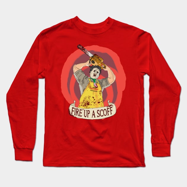 Fire Up A Scoff Long Sleeve T-Shirt by KyleCallahanPhotography